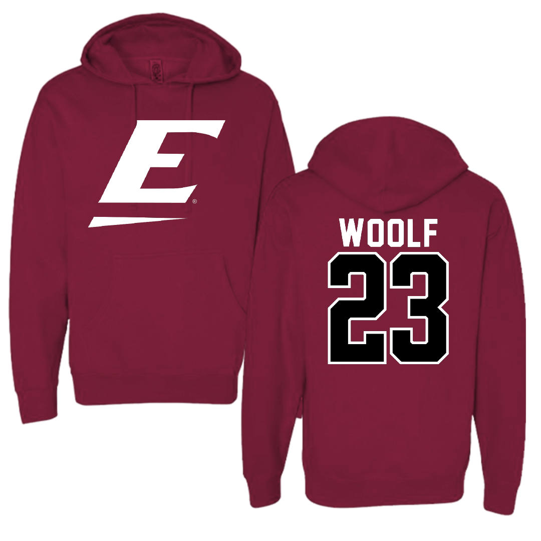 Eastern Kentucky University Volleyball Maroon Hoodie - #23 Alexis Woolf