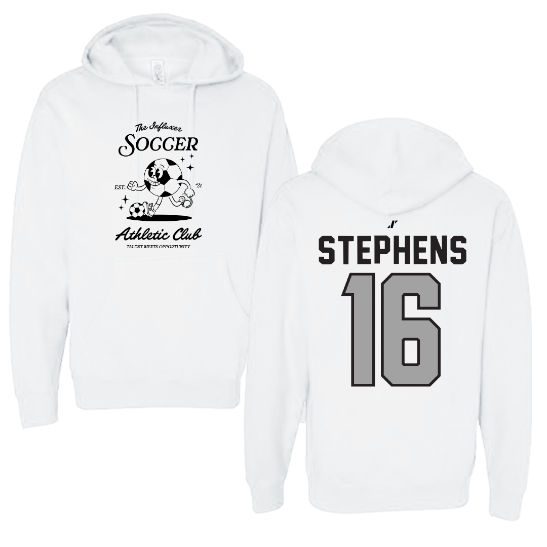 Soccer White Influxer Athletic Club Hoodie - #16 Sisley Stephens