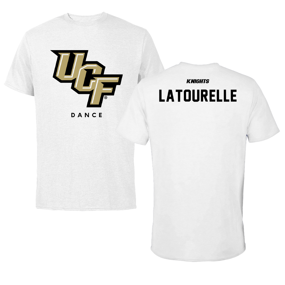 University of Central Florida Dance White Performance Tee - Mikhaila Latourelle