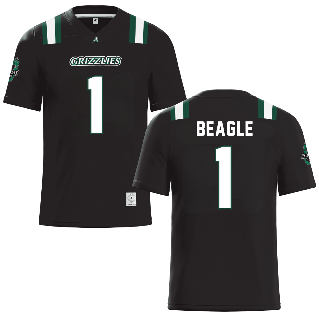 Adams State University Black Football Jersey - Brandon Beagle