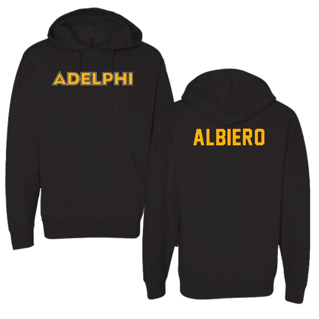 Adelphi University Tennis Black Hoodie - Andrea Albiero