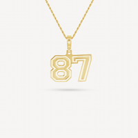 Gold Presidents Pendant and Chain - #87 Michael Haggerty