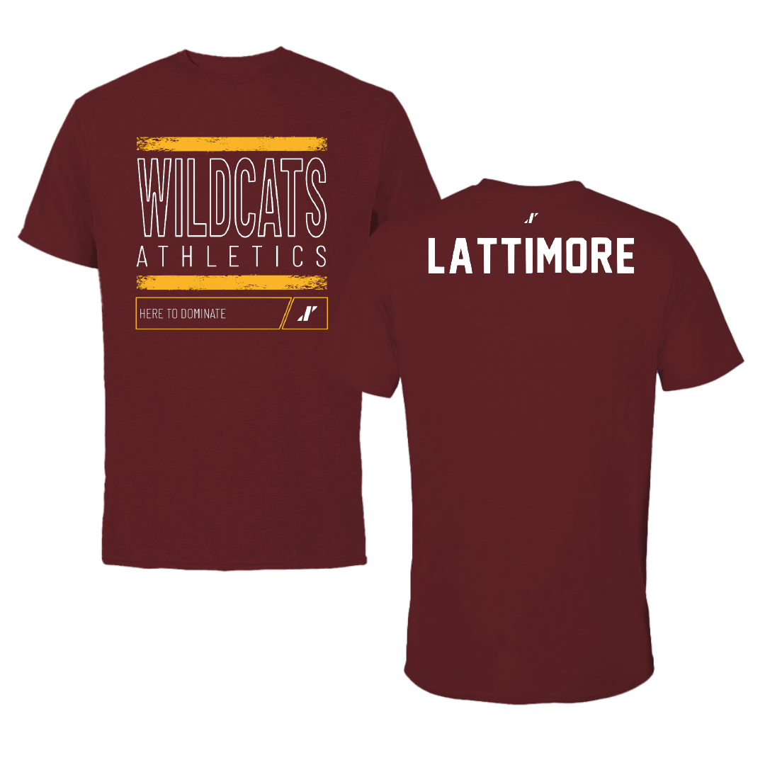Bethune-Cookman University Cheer Maroon Dominate Tee - Rose Lattimore
