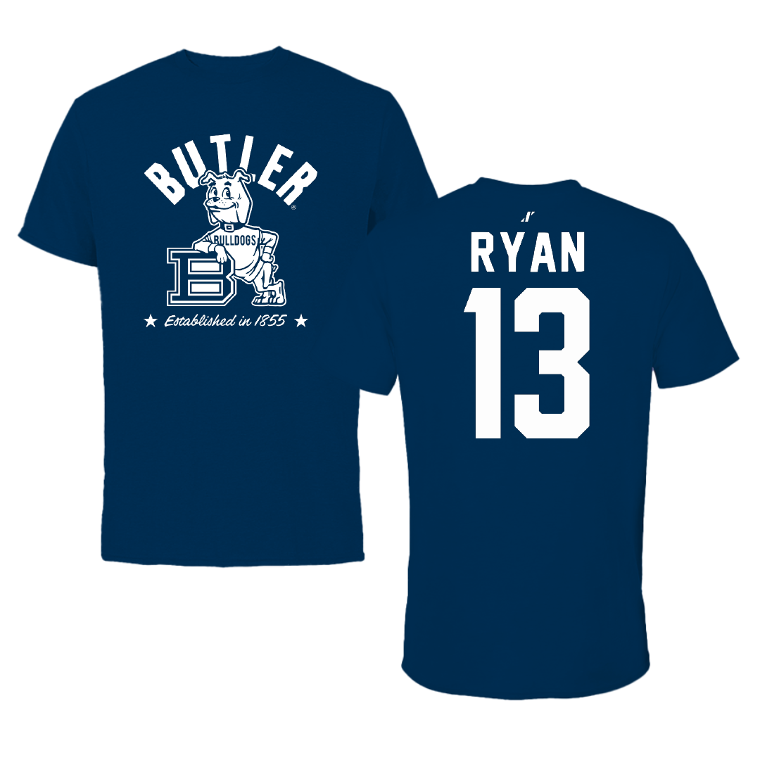 Butler University Softball Navy General Tee - #13 Kieli Ryan