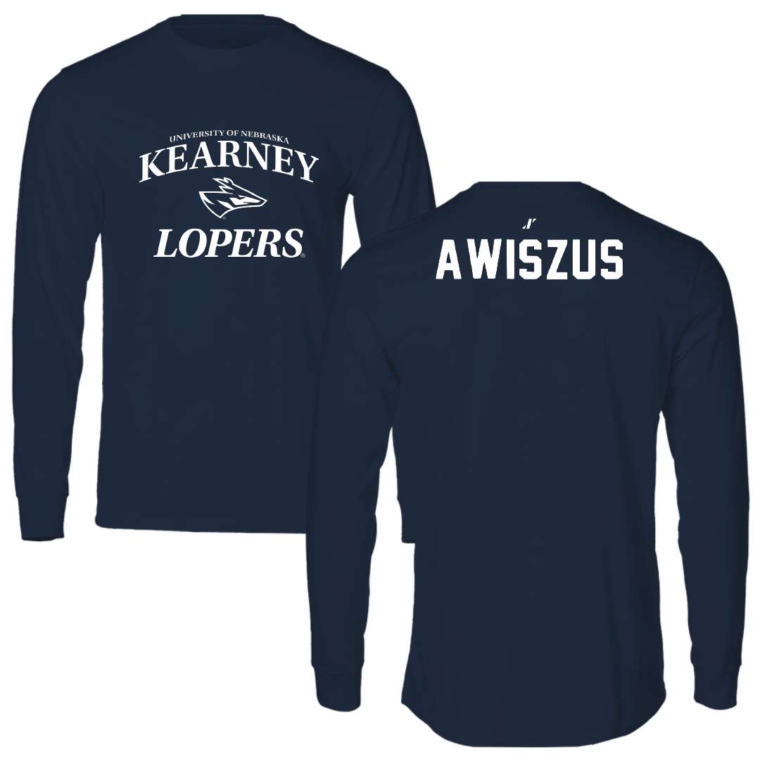 University of Nebraska at Kearney Wrestling Navy General Long Sleeve - Jacob Awiszus