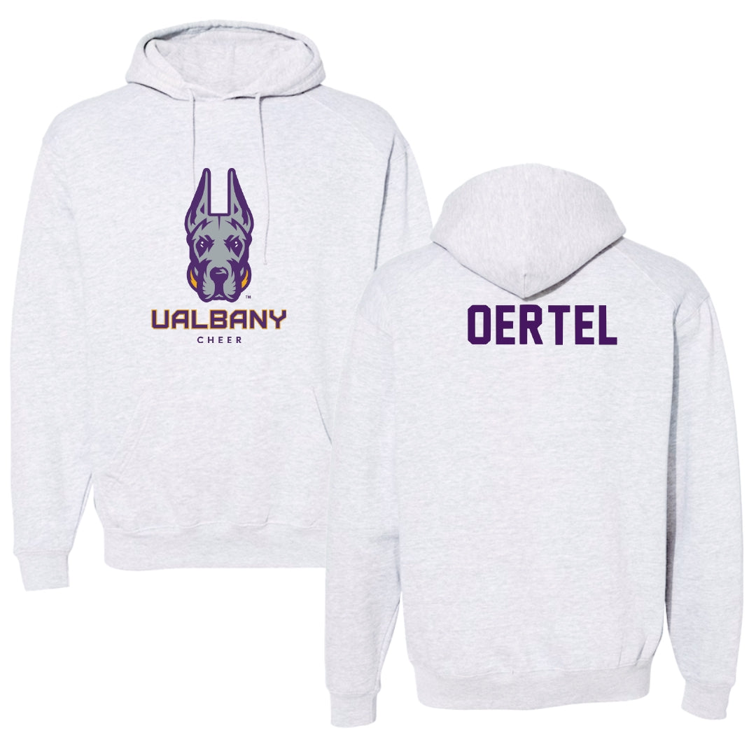 University at Albany Cheer Gray Hoodie - Emma Oertel