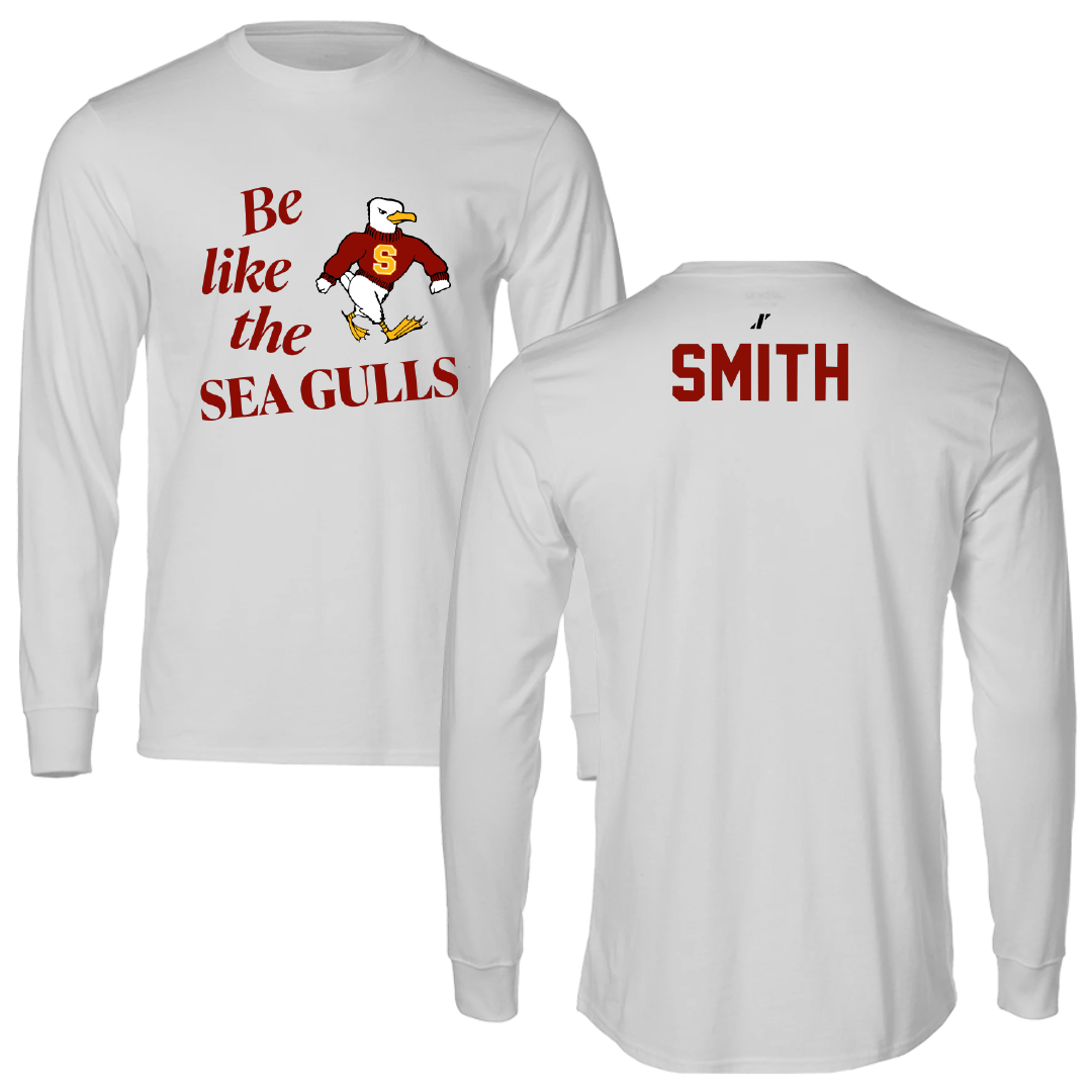 Salisbury University TF and XC Light Gray Be Like Us Long Sleeve - Kai Smith