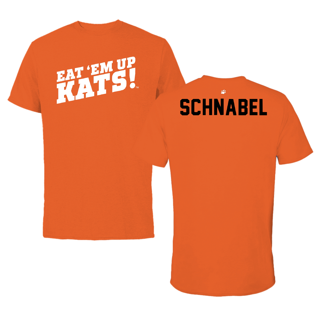 Sam Houston State University Tennis Orange Performance Tee - Jacqueline Schnabel