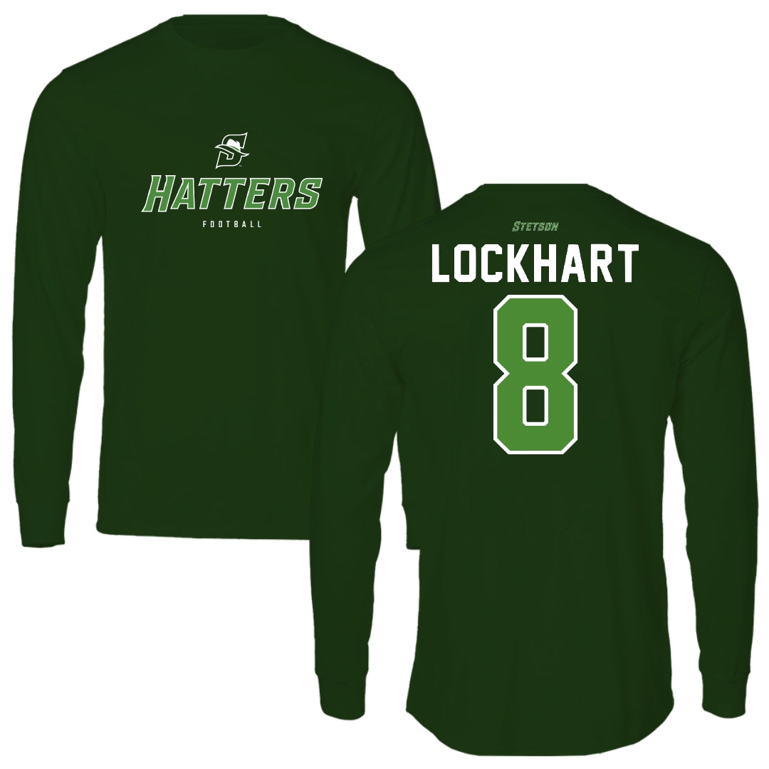 Stetson University Football Forest Green Long Sleeve - #8 Trey Lockhart