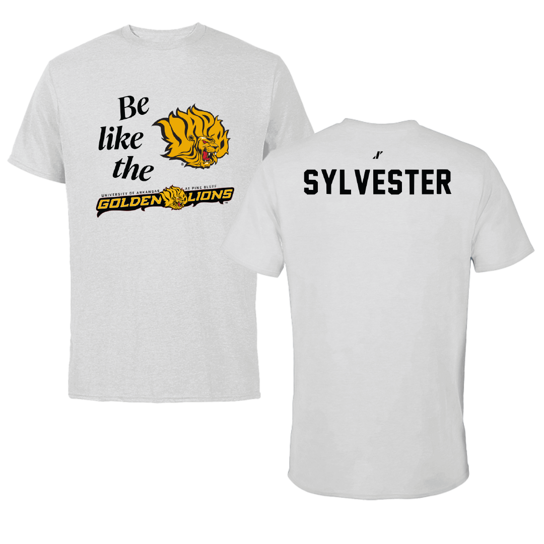 University of Arkansas-Pine Bluff TF and XC Light Gray Be Like Us Performance Tee - Jared Sylvester