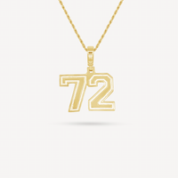 Gold Presidents Pendant and Chain - #72 Tj Millsap