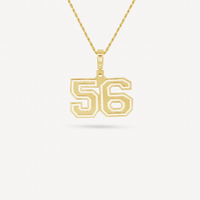 Gold Presidents Pendant and Chain - #56 Luke Atkinson