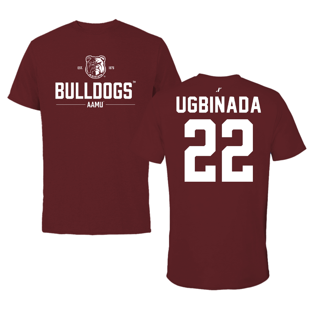Alabama A&M University Bowling Maroon General Tee - #22 Rose Ugbinada