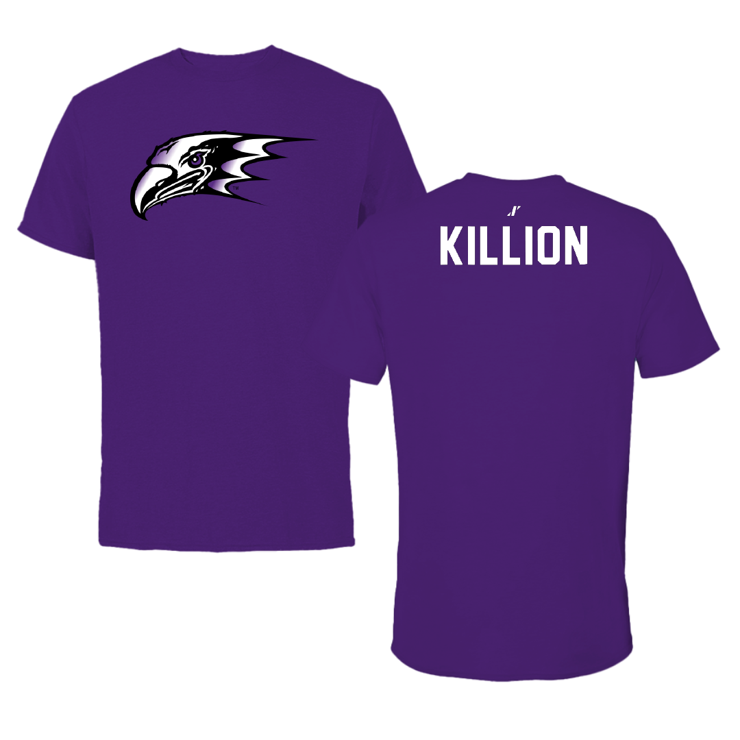 Niagara University Swimming & Diving Purple Tee - Natalie Killion