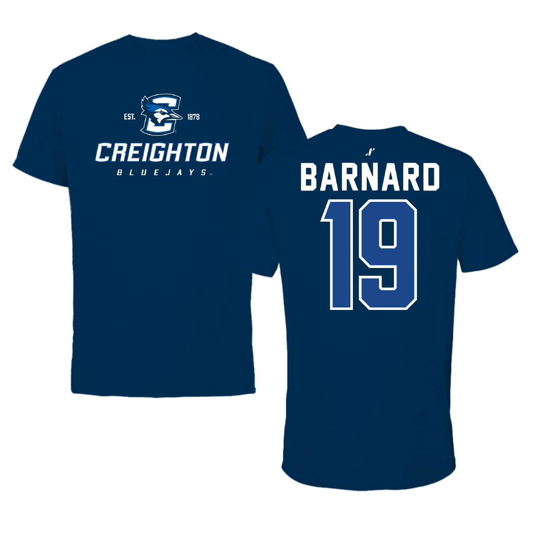 Creighton University Softball Navy General Tee - #19 Avery Barnard