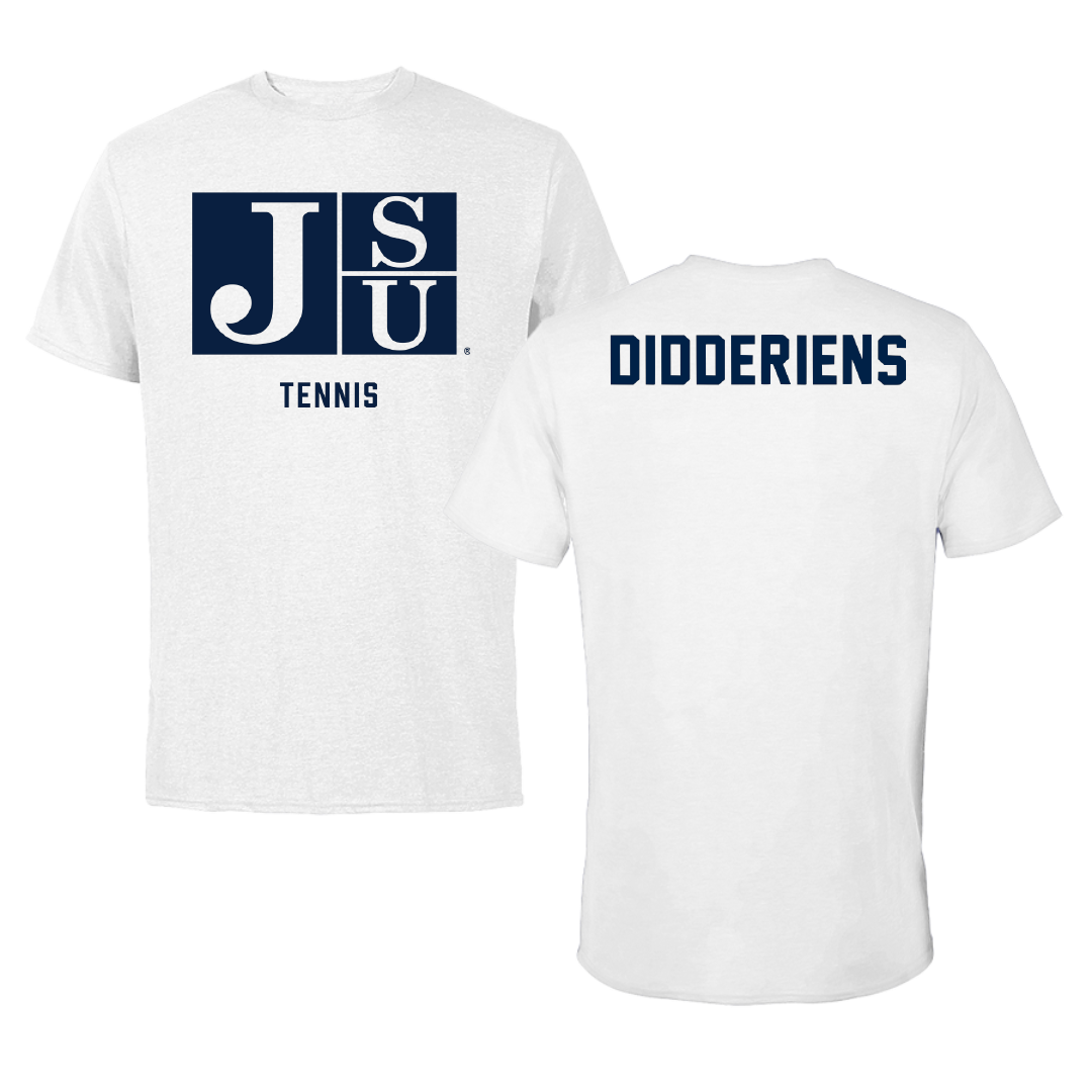 Jackson State University Tennis White Tee - Kayleigh Didderiens