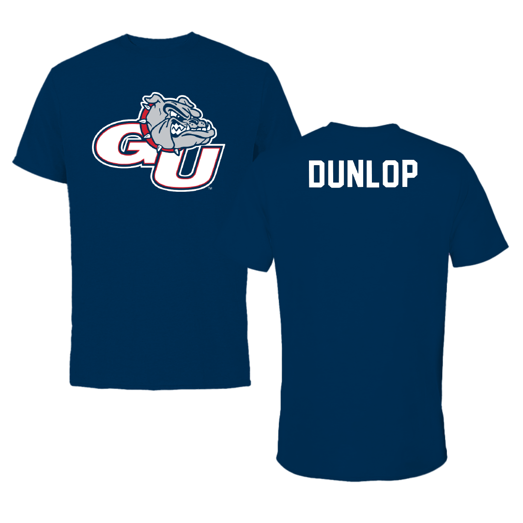 Gonzaga University Tennis Navy Performance Tee - Tom Dunlop
