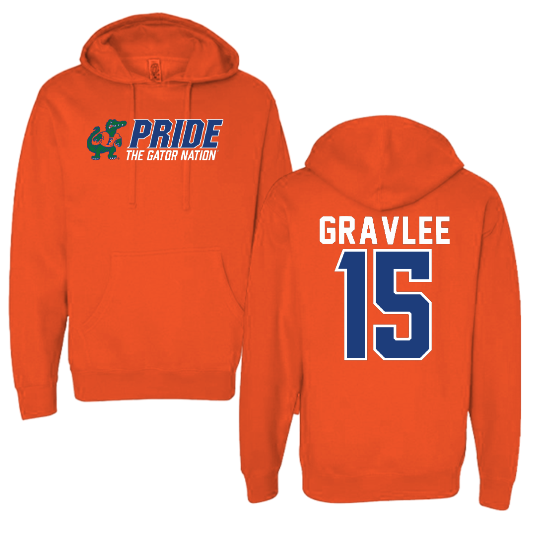 University of Florida Volleyball Orange General Hoodie - #15 Madi Gravlee