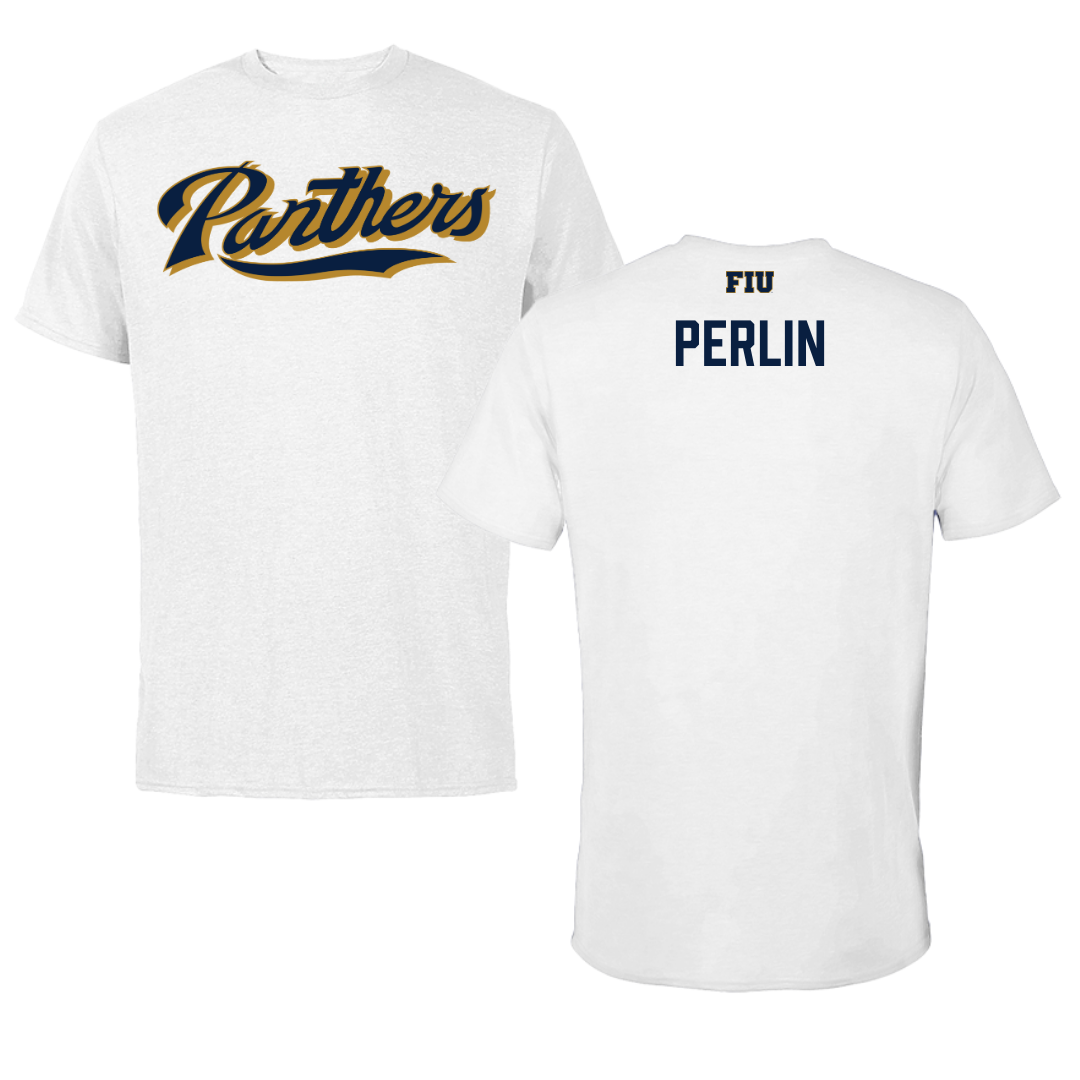 Florida International University TF and XC White Tee - Jeremy Perlin