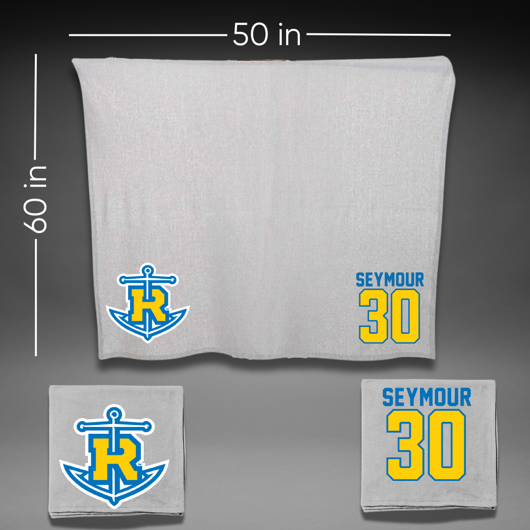 Rollins College Baseball Gray Blanket - #30 AJ Seymour