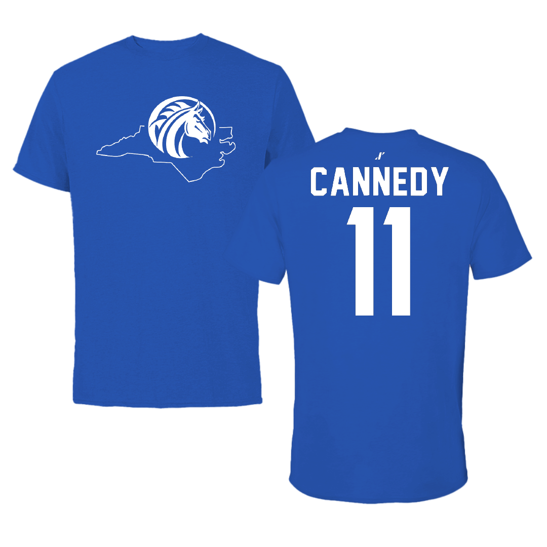 Fayetteville State University Basketball Blue State Tee - #11 Ezekiel Cannedy