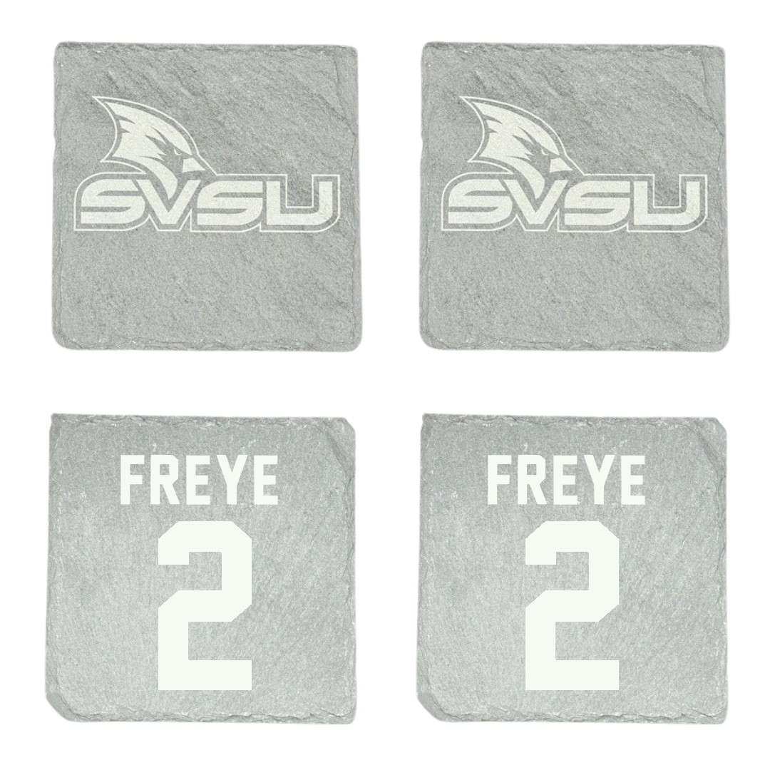 Saginaw Valley State University Soccer Stone Coaster (4 Pack)  - #2 Abe Freye