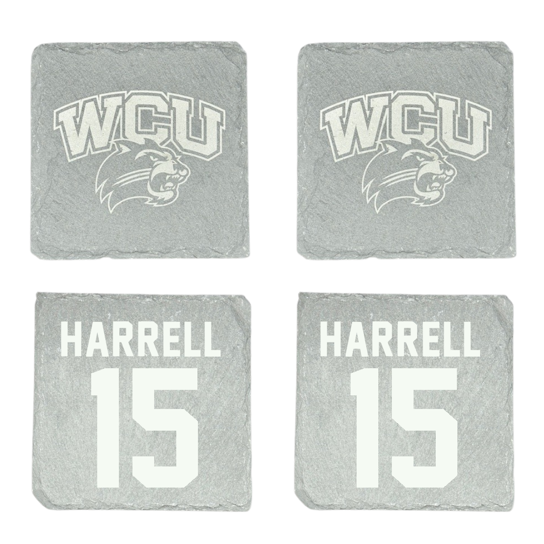 Western Carolina University Softball Stone Coaster (4 Pack)  - #15 Imara Harrell