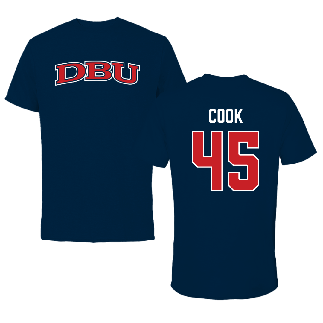 Dallas Baptist University STUNT Navy DBU Performance Tee - #45 Janae Cook