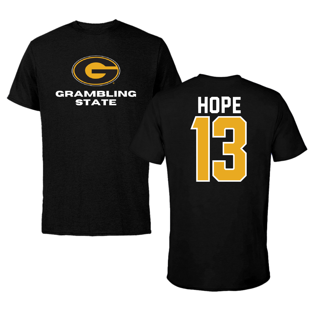 Grambling State University Softball Black Performance Tee - #13 Lexi Hope