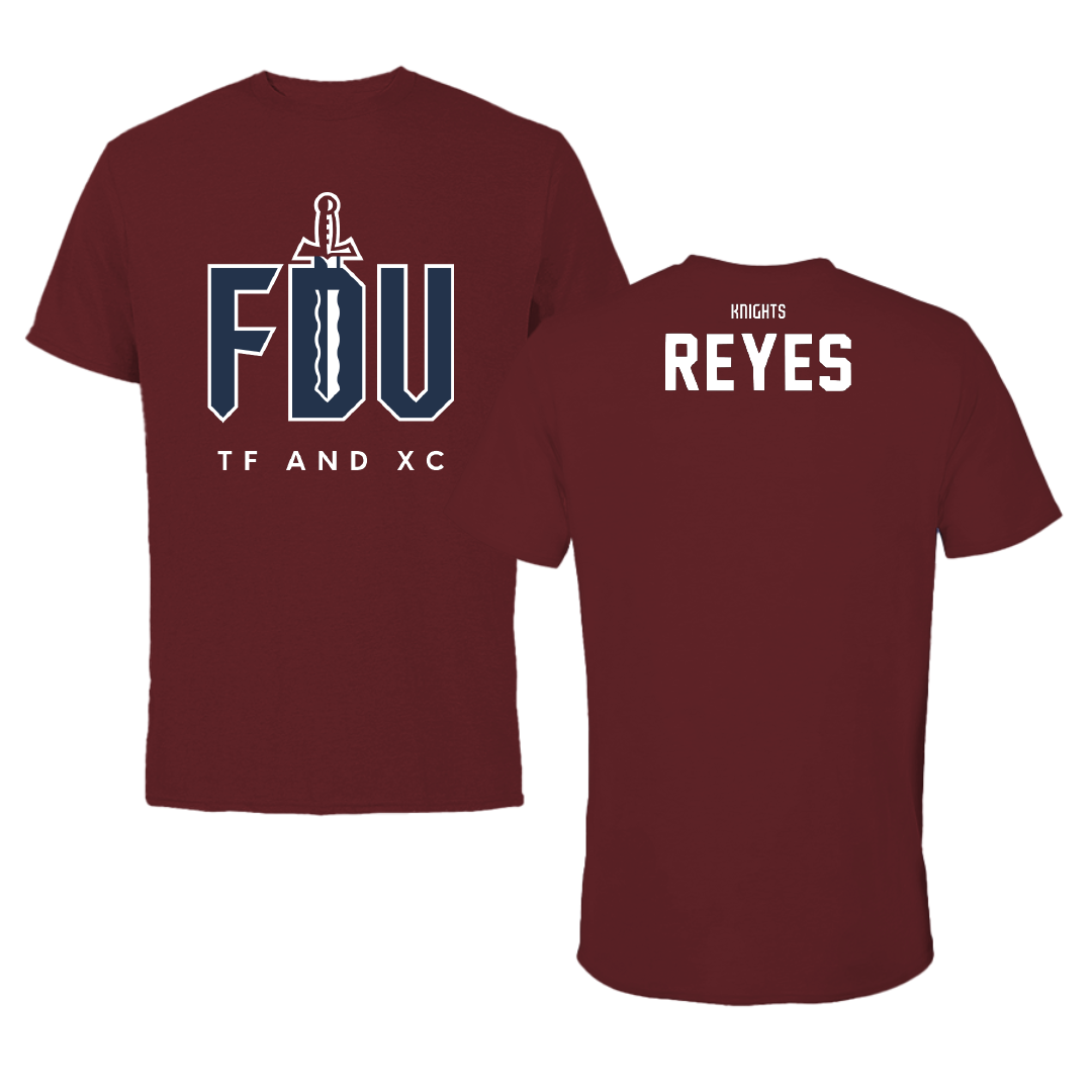 Fairleigh Dickinson University-Metropolitan Campus TF and XC Maroon Performance Tee - Briana Reyes