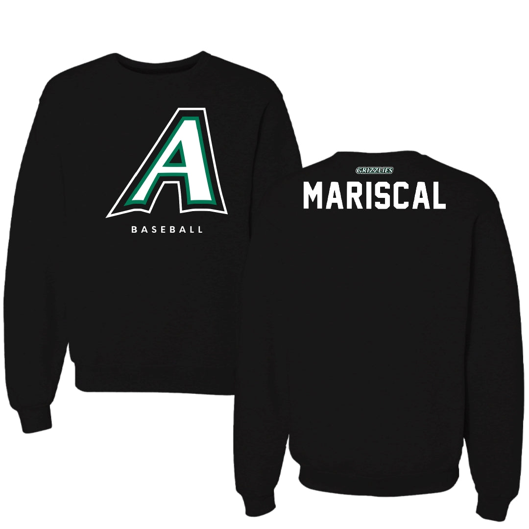 Adams State University Baseball Black Crewneck - Luke Mariscal