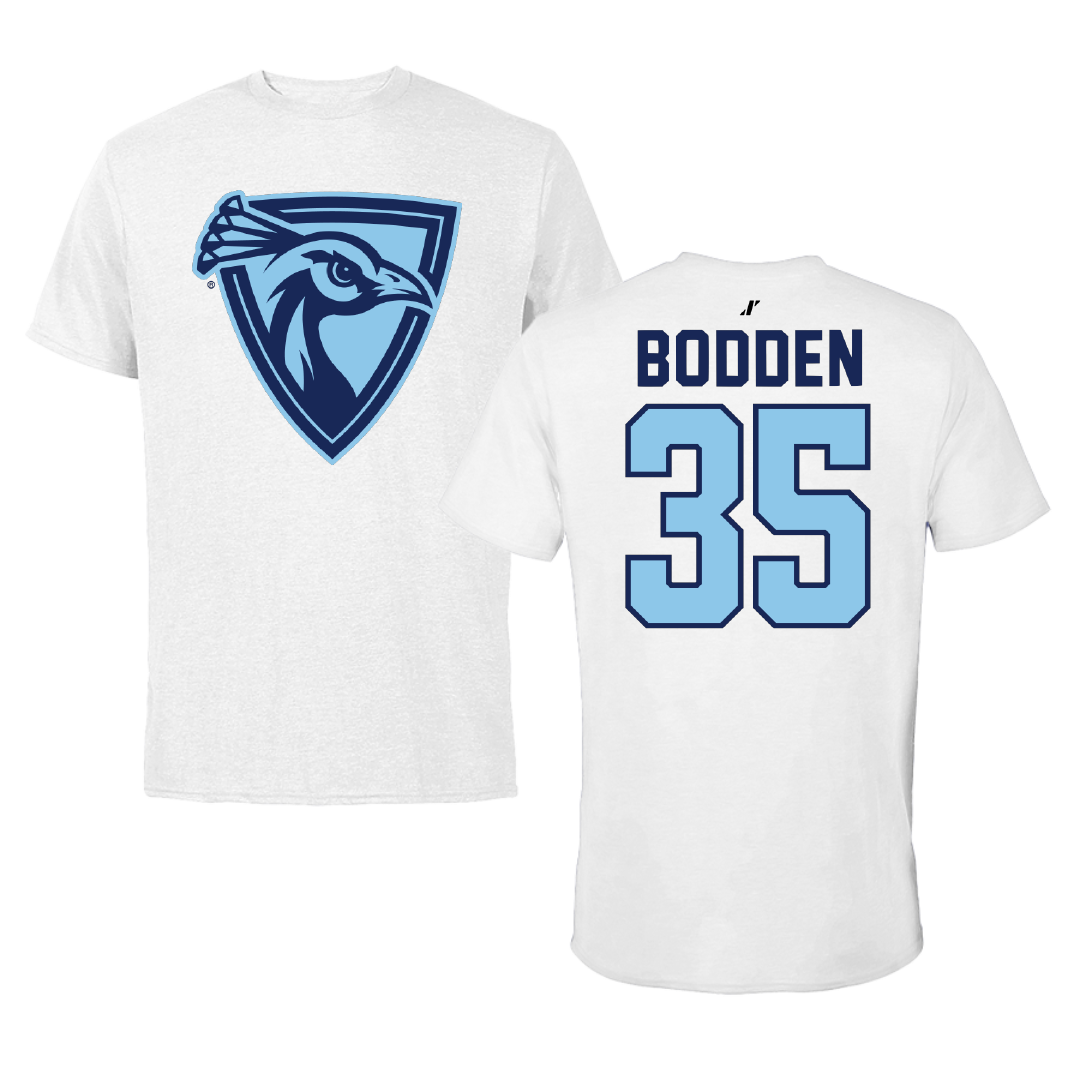 Upper Iowa University Basketball White Tee - #35 Junior Bodden