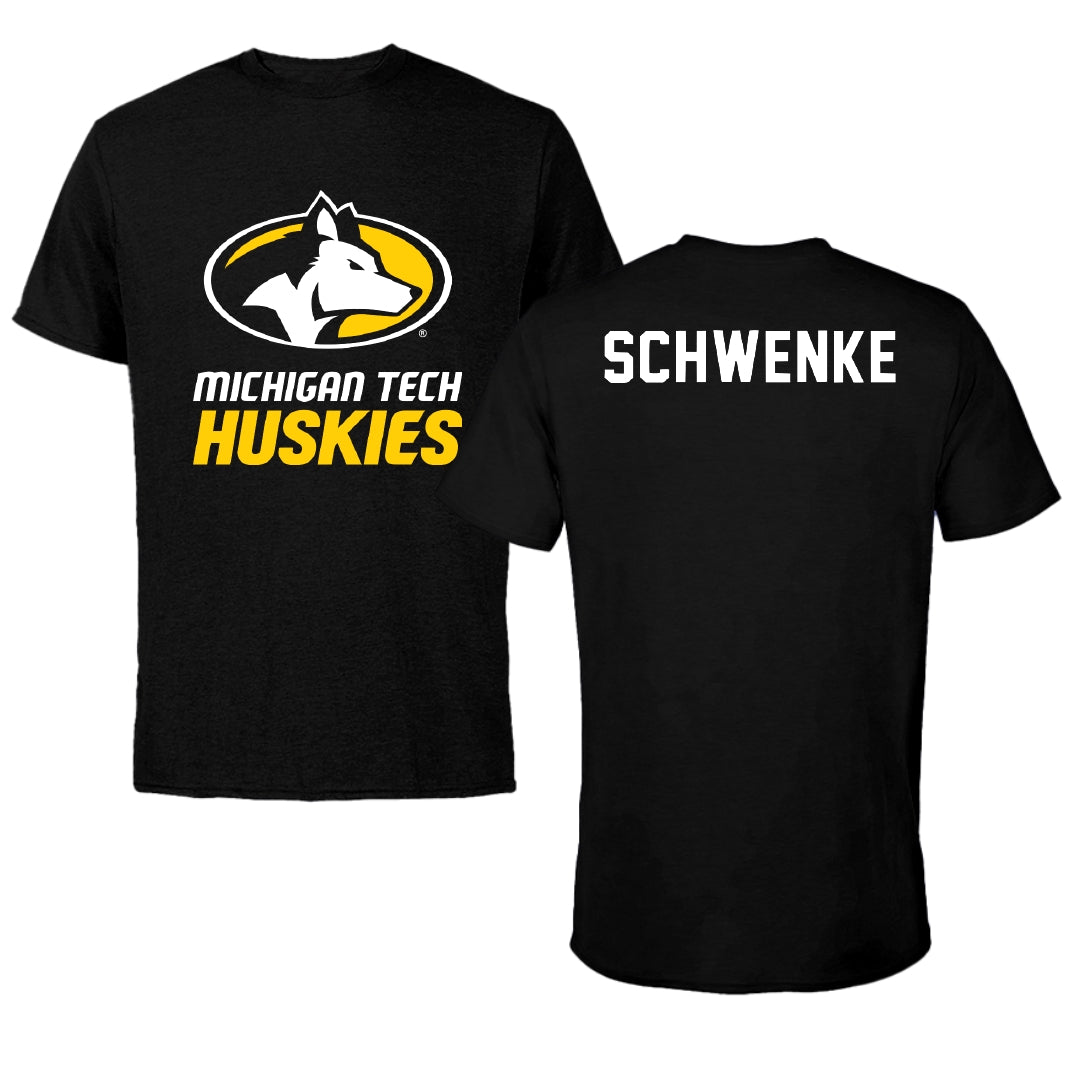 Michigan Technological University Esports Black Performance Tee - Brandon Schwenke