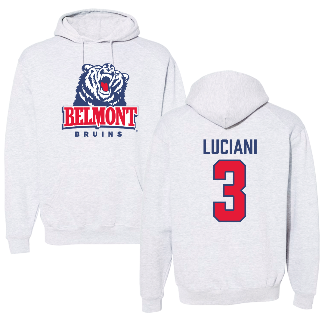 Belmont University Softball Gray Hoodie - #3 Lauren Luciani