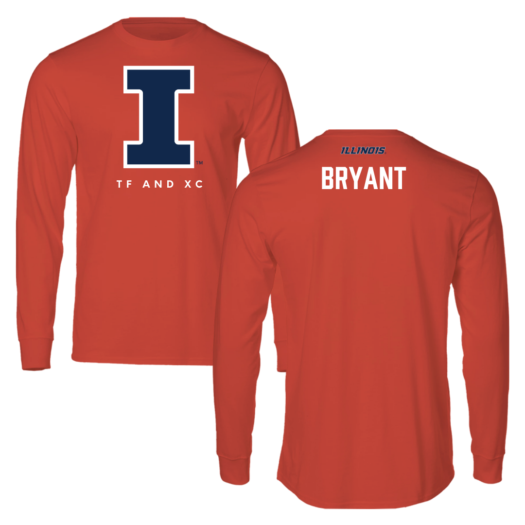 University of Illinois TF and XC Orange Long Sleeve - Azariyah Bryant
