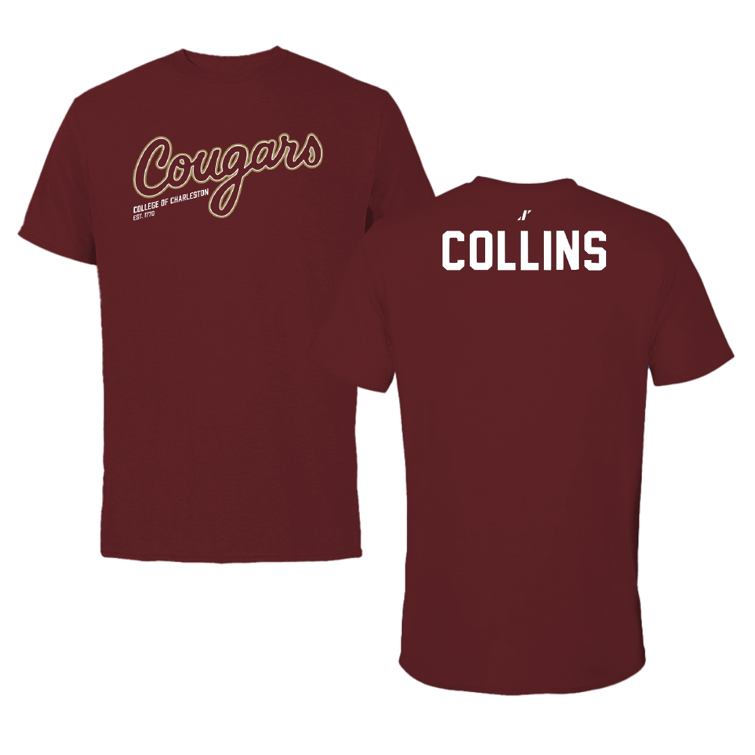 College of Charleston (South Carolina) Equestrian Maroon General Tee - Ella Collins