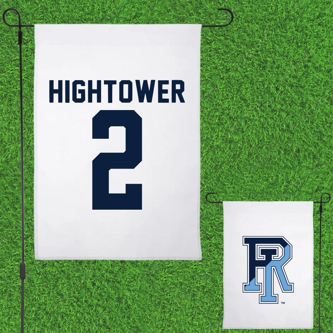 University of Rhode Island Football White Garden Flag - #2 Devin Hightower