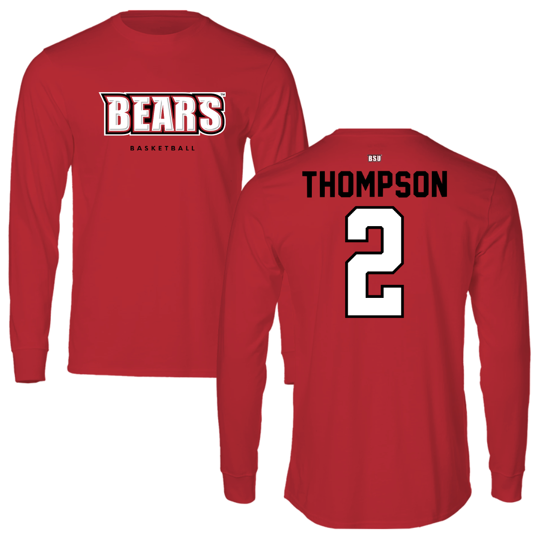 Bridgewater State University Basketball Red Performance Long Sleeve - #2 Alexia Thompson