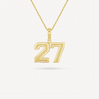 Gold Presidents Pendant and Chain - #27 Ian Conner