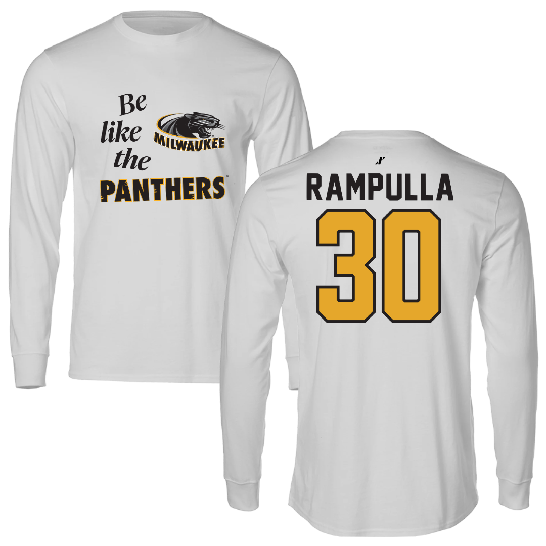University of Wisconsin-Milwaukee Basketball Light Gray Be Like Us Performance Long Sleeve - #30 Sophia Rampulla