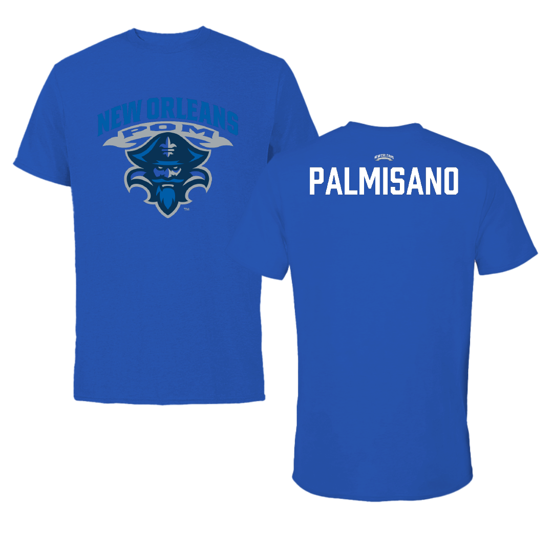 University of New Orleans POM Blue Performance Tee - Adaline Palmisano