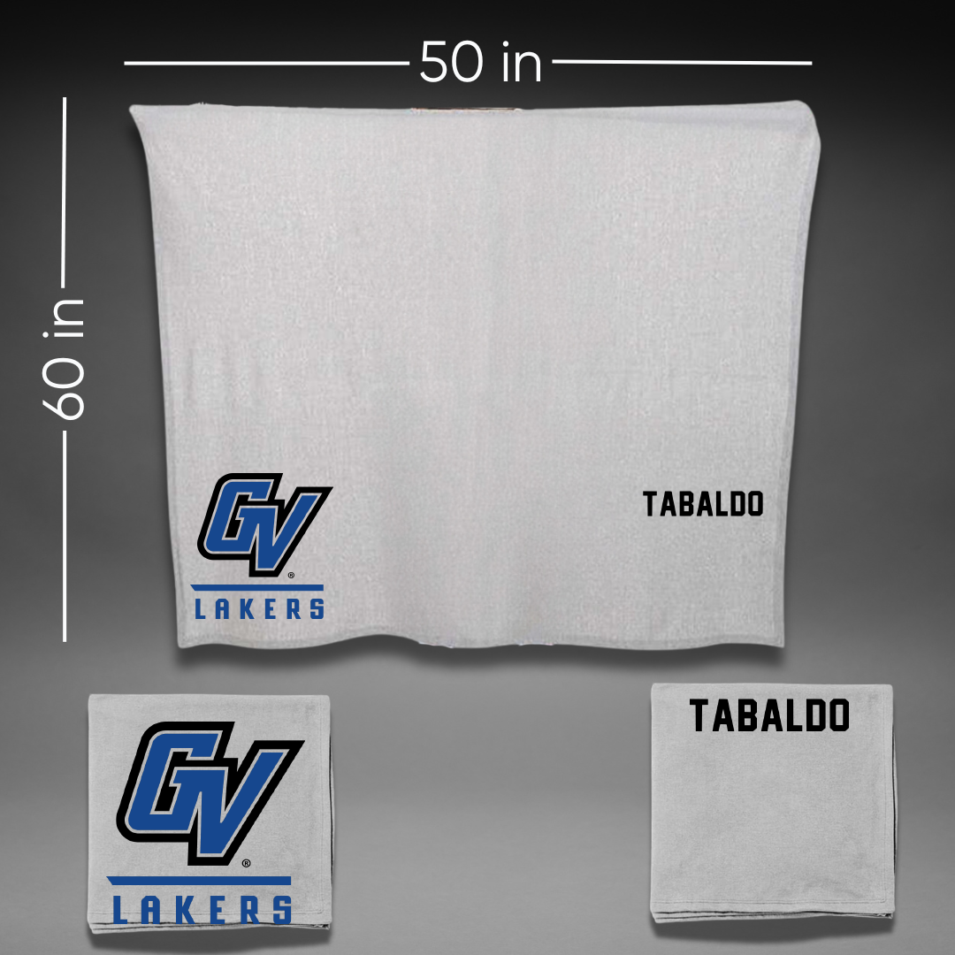 Grand Valley State University Wrestling Gray Blanket - Kiely Tabaldo