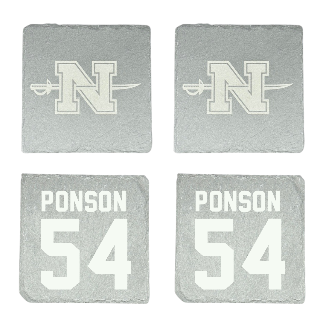 Nicholls State University Football Stone Coaster (4 Pack)  - #54 Aaron Ponson