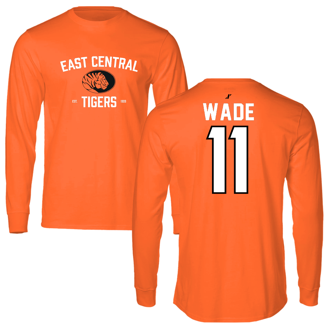 East Central University Basketball Orange General Long Sleeve - #11 Sydney Wade