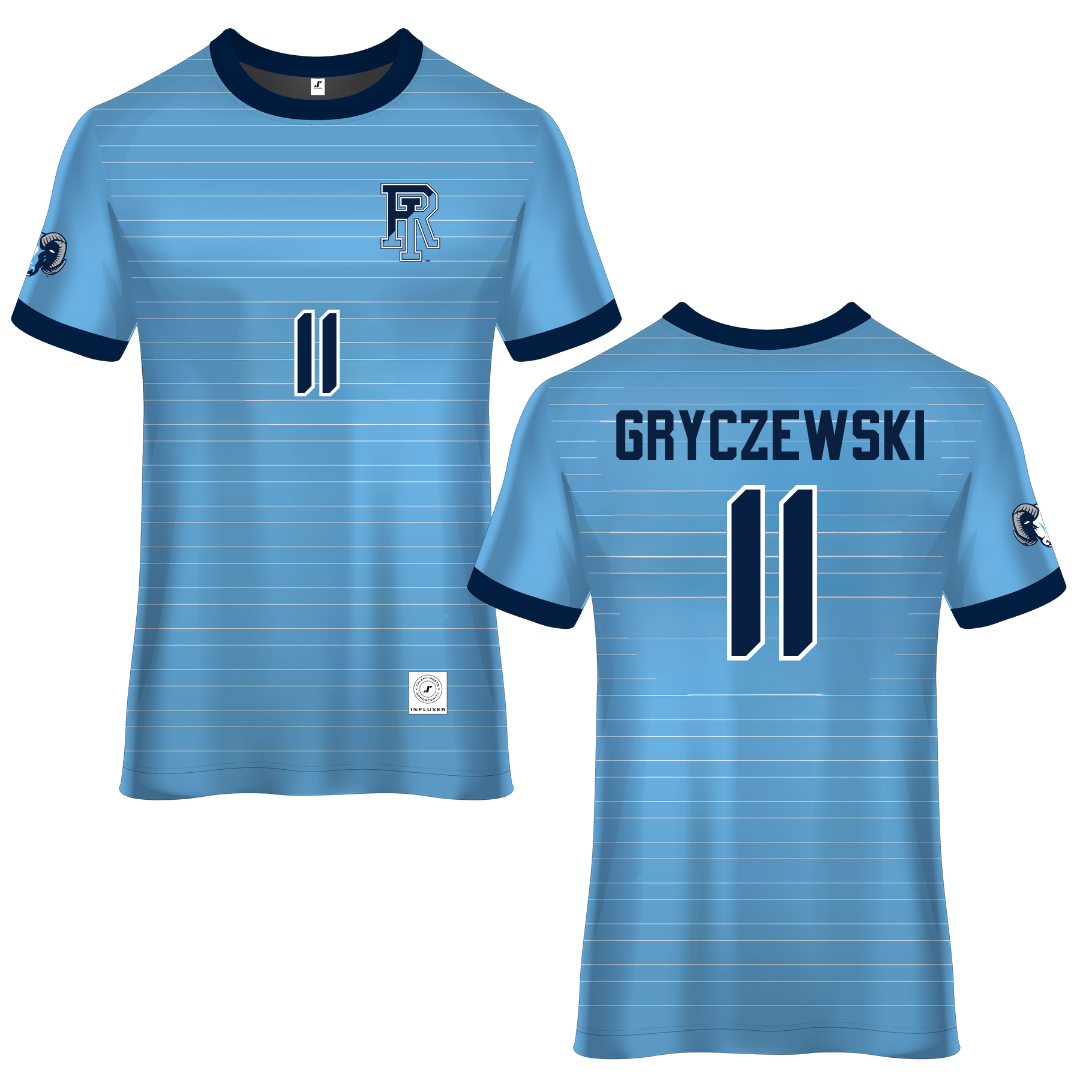 University of Rhode Island Blue Soccer Jersey - #11 Patrick Gryczewski