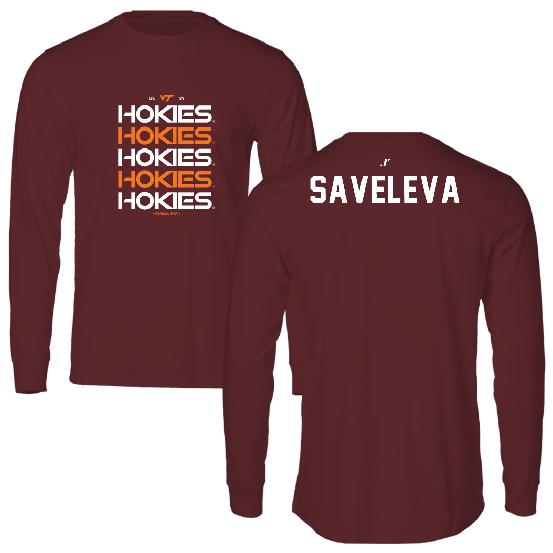 Virginia Tech Dance Maroon General Long Sleeve - Katya Saveleva