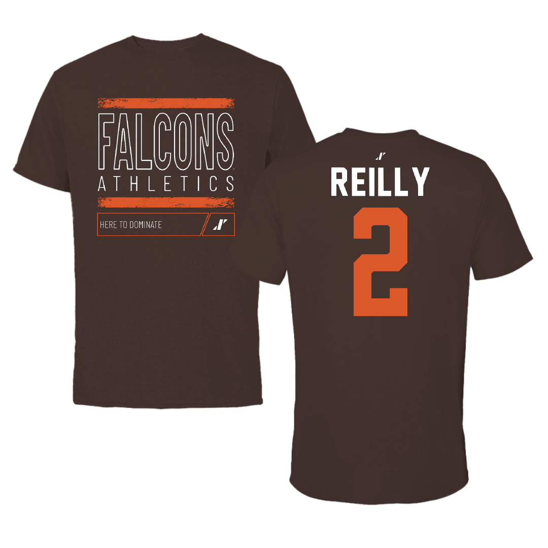 Bowling Green State University Soccer Brown Dominate Tee - #2 Regan Reilly