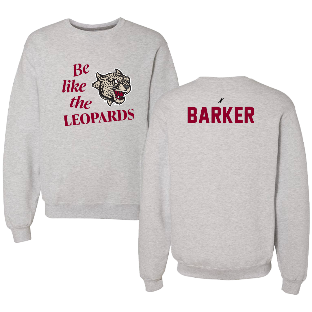 Lafayette College Swimming & Diving Light Gray Be Like Us Crewneck - Charles Barker