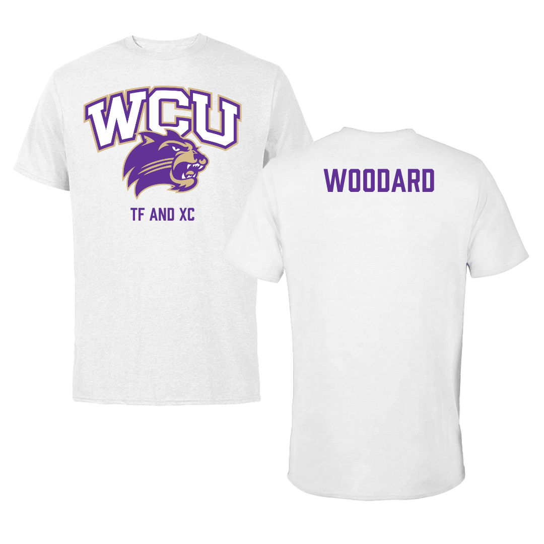 Western Carolina University TF and XC White Tee - Sky Woodard