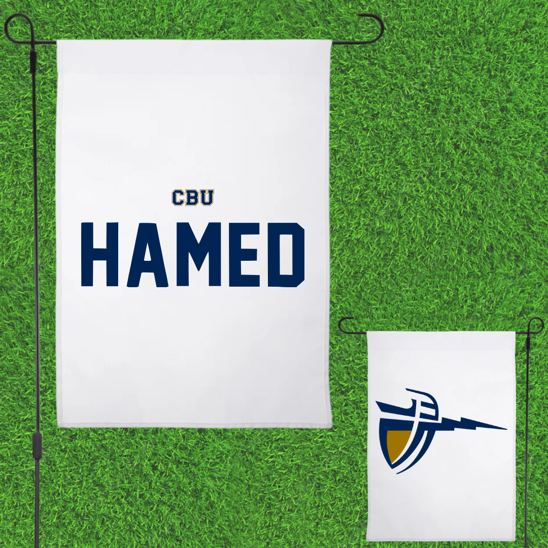 California Baptist University Cheer White Garden Flag - Jida Hamed